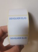 Etiqueta de anulación libros