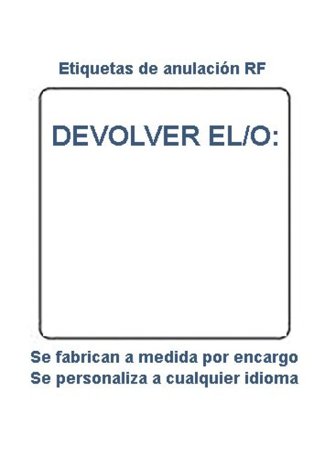 Etiqueta de anulación biblioteca